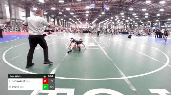 100 lbs Rr Rnd 1 - Logan Schawkopf, Elite Athletic Club vs Rylan Poeta, Team Gotcha