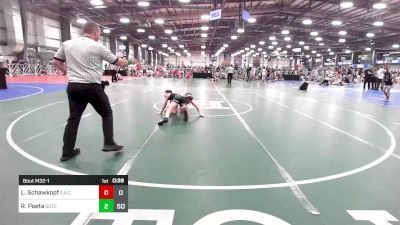 100 lbs Rr Rnd 1 - Logan Schawkopf, Elite Athletic Club vs Rylan Poeta, Team Gotcha