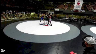 157 lbs Quarters - Peter Brown, Canyon Springs High School Wrestling vs Ignacio Ayala, Valley Silverbacks Wrestling Club