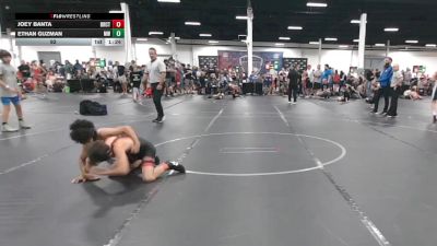 92 lbs Round 4 (6 Team) - Ethan Guzman, Mat Warriors vs Joey Banta, Bearcats