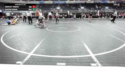 150 lbs 3rd Place - Bentley Treece, King Select vs Easton Stohs, Council Grove Wrestling Club