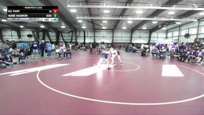 138 lbs Finals (4 Team) - Eli Yost, Salem Hills vs Gabe Gagnon, North Summit