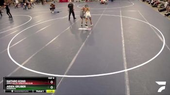 106 lbs Semifinal - Aiden Gruber, Minnesota vs Saitaro Kong, Apple Valley Wrestling Club