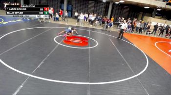 150 lbs Quarterfinal - Kaden Collins, Unattached vs Tallis Taylor, Glenbard West
