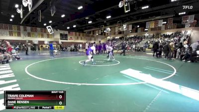 165 lbs Cons. Round 6 - Dane Rensen, Ukiah vs Travis Coleman, Paloma Valley