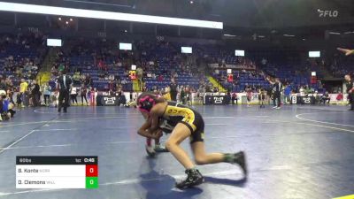60 lbs Final - Beylau Konte, Norristown vs Danika Clemons, Valley
