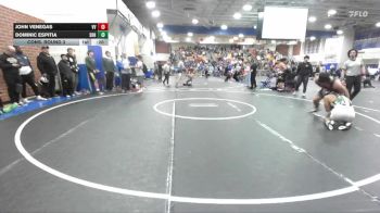 190 lbs Cons. Round 3 - John Venegas, Victor Valley vs Dominic Espitia, South Hills Hs