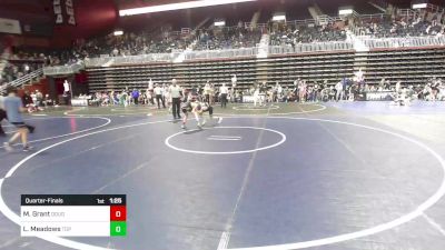 90 lbs Quarterfinal - Mack Grant, Douglas WC vs Landon Meadows, Top Notch