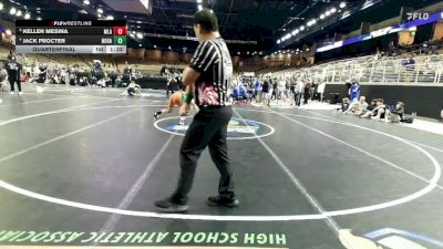 126 lbs Quarterfinal - Kellen Mesina, Mater Lakes Academy vs Jack Procter, North Hall