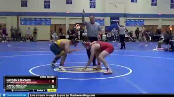 165 lbs Cons. Round 1 - Hayden LeMonds, St. John`s University (Minnesota) vs David Aragon, Lakeland University