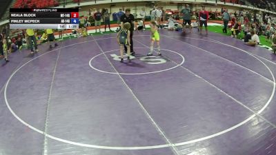 60 lbs Neala Block, Montana 14U Girls vs Finley McPeck, Alaska 14U Girls