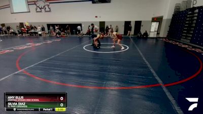 165 lbs Round 5 - Amy Ellis, Dripping Springs High School vs Silvia Diaz, El Paso Coronado