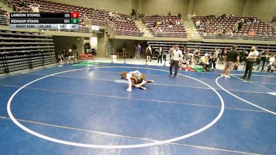 139 lbs Cons. Semis - Landon Stohel, Sublime Wrestling Academy vs Keagan Stagg, Northside Wrestling Club