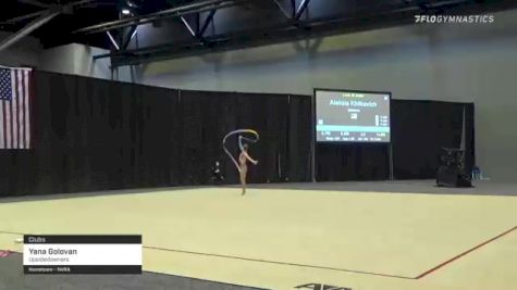 Yana Golovan - Clubs, Upsidedowners - 2021 USA Gymnastics Championships