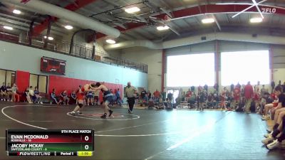 190 lbs Placement (16 Team) - Jacoby McKay, Switzerland County vs Evan McDonald, Rossville