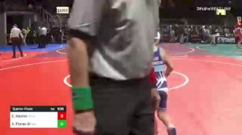 58 lbs Quarterfinal - Clace Hanlon, Gold Rush vs Ausencio Prince Flores III, Idaho Gold