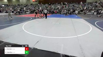 122 lbs Rr Rnd 4 - Joel Gomez, Fernley Wrestling Club vs Fernando Calvillo, Gladiator Wrestling