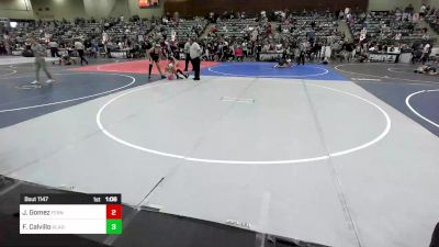 122 lbs Rr Rnd 4 - Joel Gomez, Fernley Wrestling Club vs Fernando Calvillo, Gladiator Wrestling