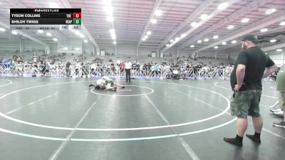 120 lbs Rr Rnd 3 - Tyson Collins, The Fort Hammers vs Shiloh Twigg, Reaper Wrestling Club