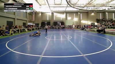 126 lbs Round Of 32 - Ashton Manacchio, North Haven vs Ty Jorgenson, Newtown