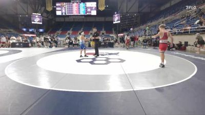 120 lbs 7th Place Match - Kaleb Blackner, UT vs Cruzer Dominguez, NE