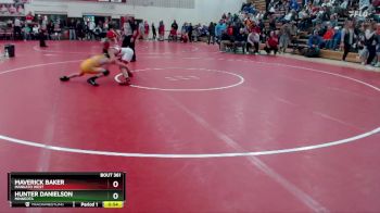 107 lbs Cons. Round 4 - Maverick Baker, Mankato West vs Hunter Danielson, Minneota