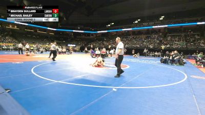 120 Class 1 lbs Cons. Round 2 - Brayden Sullard, Lawson vs Michael Bailey, Cameron