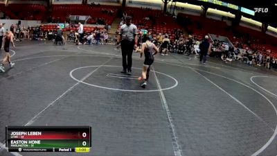 64 lbs Cons. Round 2 - Easton Hone, Marlington vs Joseph Leben, LCWC