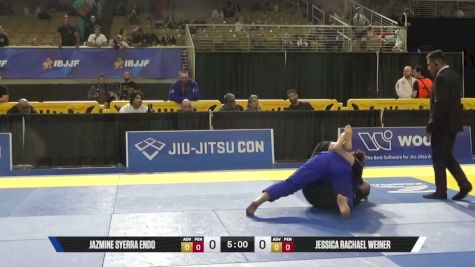 Jessica Rachael Weiner vs Jazmine Syerra Endo 2026 Pan Jiu Jitsu IBJJF Championship