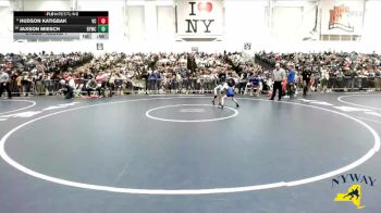 57 lbs Champ. Round 1 - Hudson Katigbak, VHW Club vs Jaxson Miesch, Brockport Youth Wrestling Club