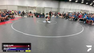 132 lbs Placement Matches (8 Team) - Ryder Clark, Texas Red vs William Schmitt, Wisconsin