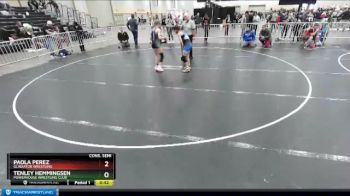 93 lbs Cons. Semi - Tenley Hemmingsen, Powerhouse Wrestling Club vs Paola Perez, Gladiator Wrestling
