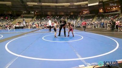 54 lbs Consi Of 8 #1 - Vallary Brown, Deer Creek Wrestling Club vs Maisyn Hulbutta, Mojo Grappling Academy