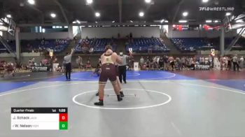 285 lbs Quarterfinal - Jagger Schack, Jacked Rabbits vs Wyatt Nelson, Ironwood Ridge