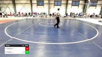 157 lbs Consi Of 8 #2 - Felix Clayton, Wesleyan vs Nico Patch, Trinity