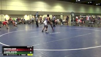 160 lbs Placement Matches (16 Team) - Preston Lewis, NFWA Oakleaf Knights vs Gabriel Noguel, Bulldog Wrestling