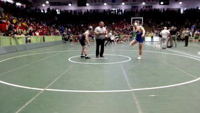 195 lbs Champ. Round 1 - Luke Hansen, Roncalli vs Jonathan Tanner, Westfield