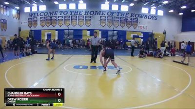 144 lbs Champ. Round 2 - Drew Rozier, Camden vs Chandler Bays, Roundtree Wrestling Academy