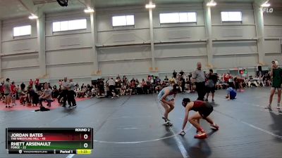 96 lbs Round 2 (8 Team) - Jordan Bates, The Wrestling Mill vs Rhett Arsenault, FORGE