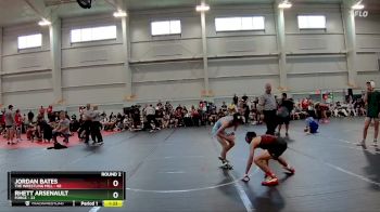 96 lbs Round 2 (8 Team) - Jordan Bates, The Wrestling Mill vs Rhett Arsenault, FORGE