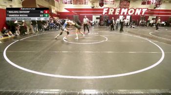 110 lbs 3rd Place Match - Malaika Batdorf, Pioneer (San Jose) vs Vanessa Rocha, Alisal