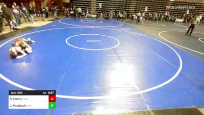 88 lbs Consi Of 8 #2 - Breckin Henry, Camel Kids vs Jeramiah Musbach, Green River Grapplers