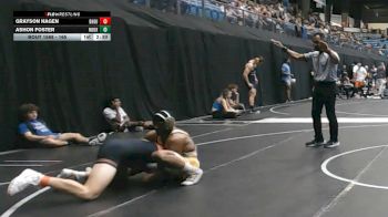 165 lbs Quarterfinal - Grayson Hagen, Doane University vs Ashon Foster, Northeast Oklahoma