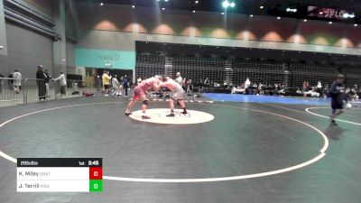 285c lbs Round Of 32 - Keith (KJ) Miley, UNATT-UALR vs Josh Terrill, Michigan State