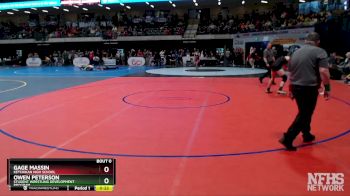 140 lbs 3rd Place Match - Gage Massin, Ketchikan High School vs Owen Peterson, Student Wrestling Development Program