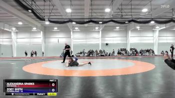 130 lbs Finals (2 Team) - Alexandria Sparks, Rochester vs Zoey Smith, Cumberlands