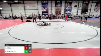 119 lbs Rr Rnd 1 - Kayson White, TNWC Silver Fox vs Mason Pawling, Pursuit Wrestling Academy