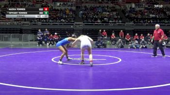 135 lbs Final - Alexa Torres, Golden West vs Tiffany Torres, Highland (Bakersfield)