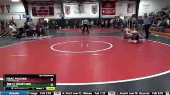 195 lbs Quarterfinal - Trent Wilkerson, New London vs Isaac Thacher, Fort Madison