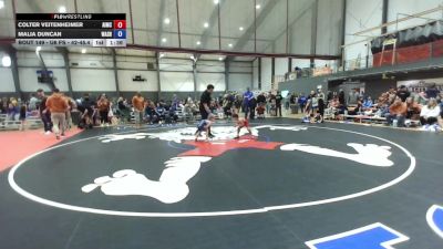 U6 FS - 47.2-49.4 Champ. Round 3 - Jaden Blevins, Askeo International Mat Club vs Kohen Worthington, Newberg Mat Club